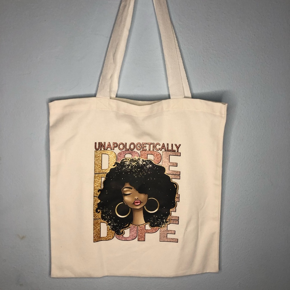 Stylish Cream Tote Bag - Unapologetic